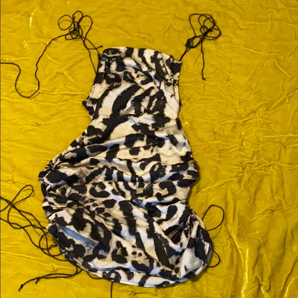 Leopard slip dress